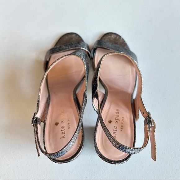 Kate Spade Irvine Metalic Leather Slingback Sandal - Picture 13 of 16